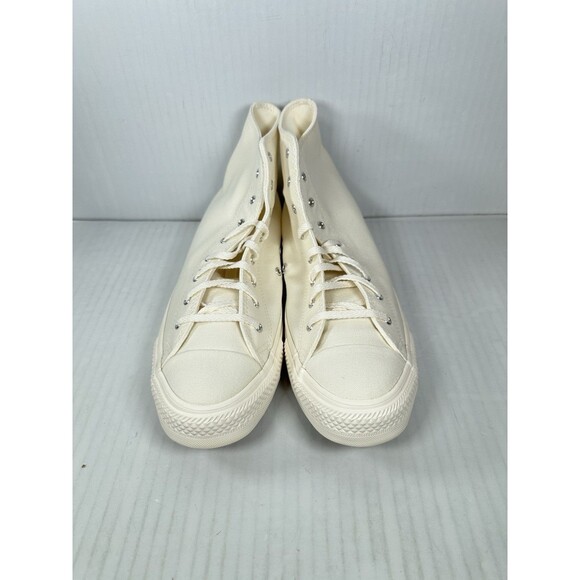 Size 9 Converse Chuck Taylor Hi Egret White Shoe Sneaker A10964C Mens NEW - Picture 2 of 8